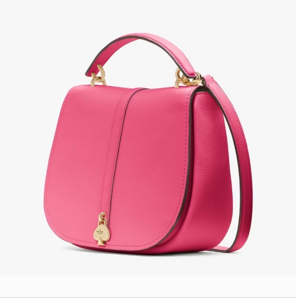 Kate Spade Kayla Pebbled Leather Saddle - Picture 2 of 6